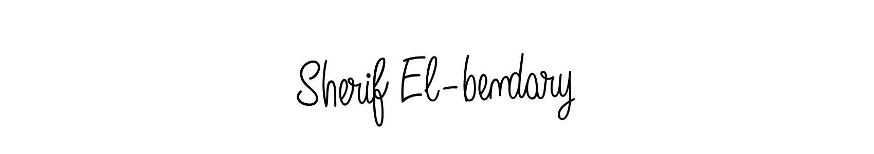 How to make Sherif El-bendary signature? Angelique-Rose-font-FFP is a professional autograph style. Create handwritten signature for Sherif El-bendary name. Sherif El-bendary signature style 5 images and pictures png