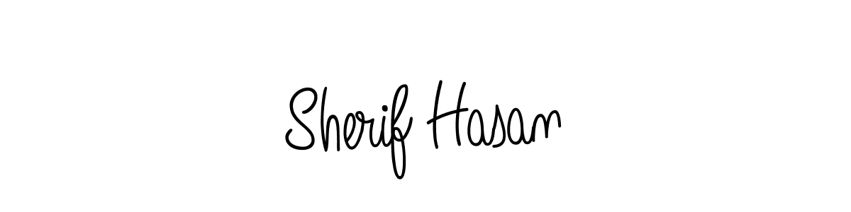 Use a signature maker to create a handwritten signature online. With this signature software, you can design (Angelique-Rose-font-FFP) your own signature for name Sherif Hasan. Sherif Hasan signature style 5 images and pictures png