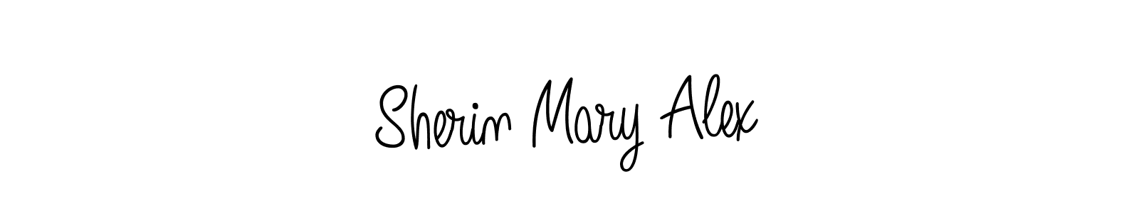 It looks lik you need a new signature style for name Sherin Mary Alex. Design unique handwritten (Angelique-Rose-font-FFP) signature with our free signature maker in just a few clicks. Sherin Mary Alex signature style 5 images and pictures png