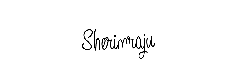Make a beautiful signature design for name Sherinraju. With this signature (Angelique-Rose-font-FFP) style, you can create a handwritten signature for free. Sherinraju signature style 5 images and pictures png