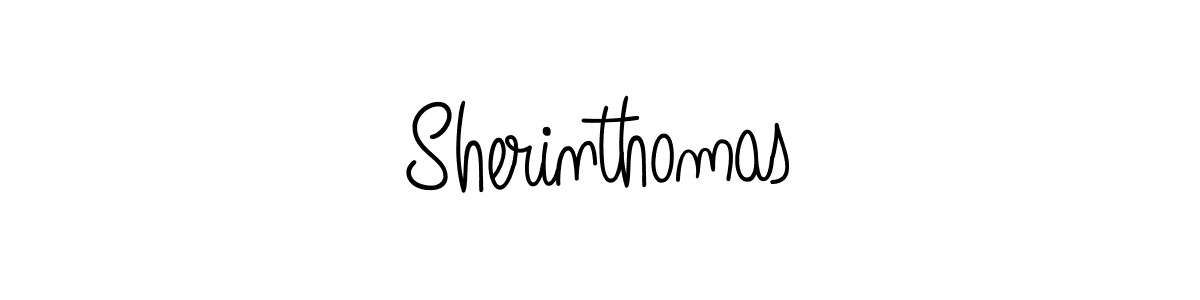 You should practise on your own different ways (Angelique-Rose-font-FFP) to write your name (Sherinthomas) in signature. don't let someone else do it for you. Sherinthomas signature style 5 images and pictures png