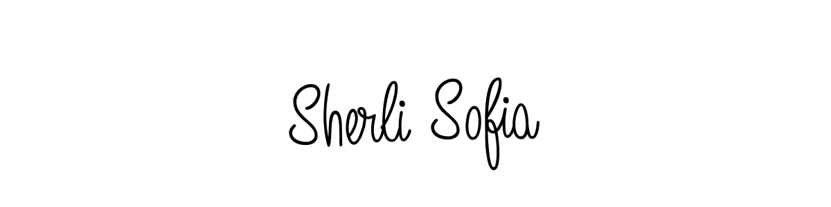 Check out images of Autograph of Sherli Sofia name. Actor Sherli Sofia Signature Style. Angelique-Rose-font-FFP is a professional sign style online. Sherli Sofia signature style 5 images and pictures png