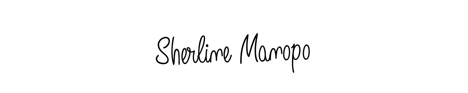 Similarly Angelique-Rose-font-FFP is the best handwritten signature design. Signature creator online .You can use it as an online autograph creator for name Sherline Manopo. Sherline Manopo signature style 5 images and pictures png