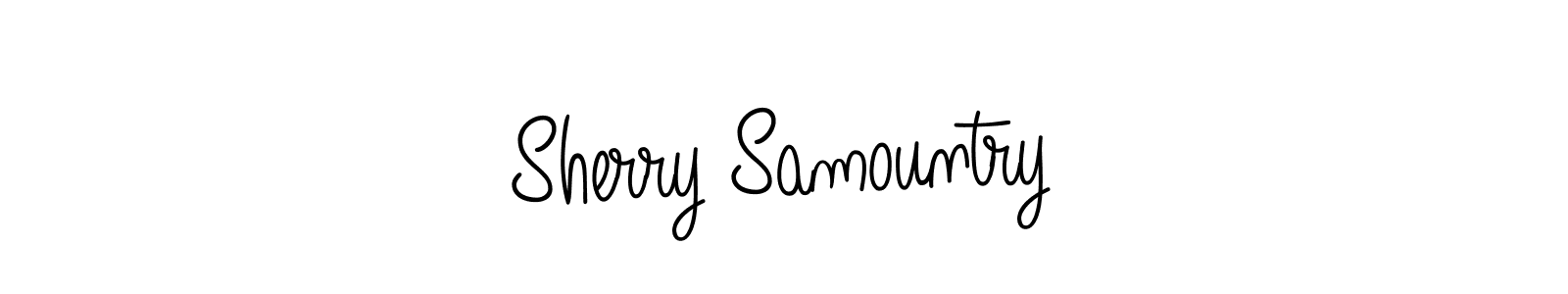 Use a signature maker to create a handwritten signature online. With this signature software, you can design (Angelique-Rose-font-FFP) your own signature for name Sherry Samountry. Sherry Samountry signature style 5 images and pictures png