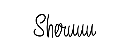 The best way (Angelique-Rose-font-FFP) to make a short signature is to pick only two or three words in your name. For converting this name Sheruuu. Sheruuu signature style 5 images and pictures png