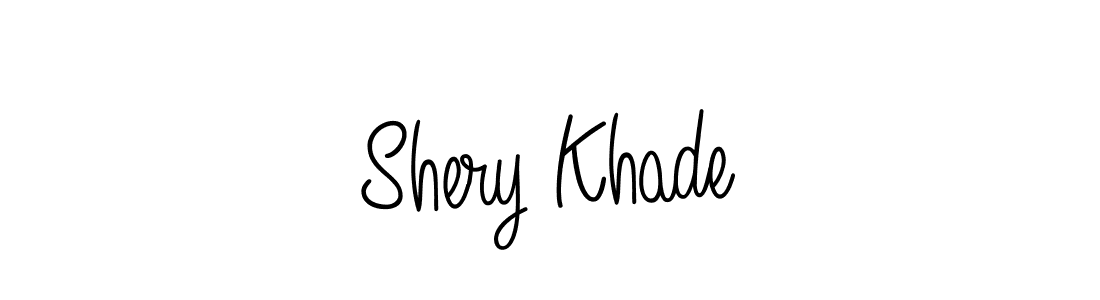 Also You can easily find your signature by using the search form. We will create Shery Khade name handwritten signature images for you free of cost using Angelique-Rose-font-FFP sign style. Shery Khade signature style 5 images and pictures png