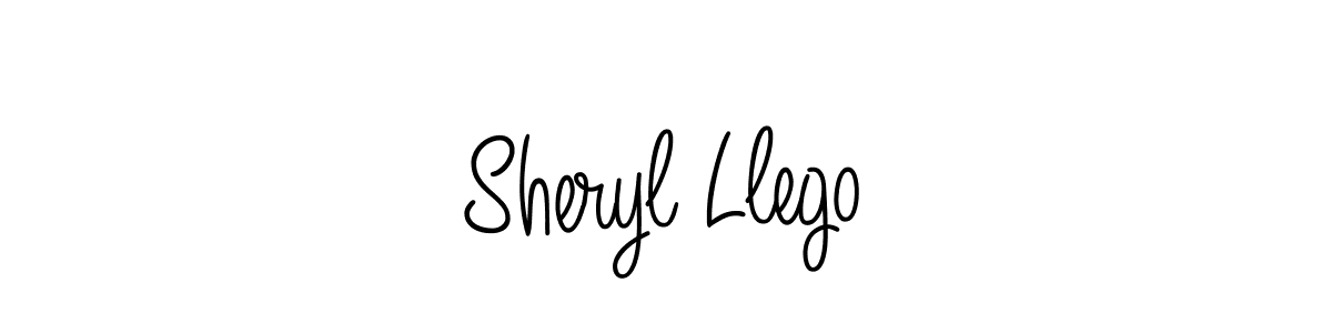 The best way (Angelique-Rose-font-FFP) to make a short signature is to pick only two or three words in your name. The name Sheryl Llego include a total of six letters. For converting this name. Sheryl Llego signature style 5 images and pictures png