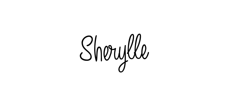 if you are searching for the best signature style for your name Sherylle. so please give up your signature search. here we have designed multiple signature styles  using Angelique-Rose-font-FFP. Sherylle signature style 5 images and pictures png