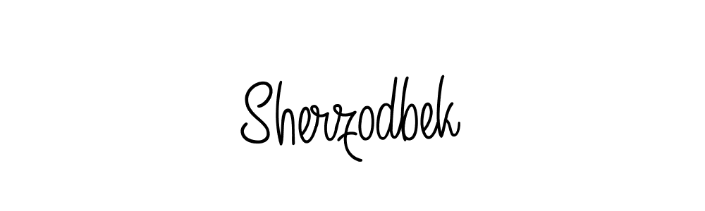 It looks lik you need a new signature style for name Sherzodbek. Design unique handwritten (Angelique-Rose-font-FFP) signature with our free signature maker in just a few clicks. Sherzodbek signature style 5 images and pictures png