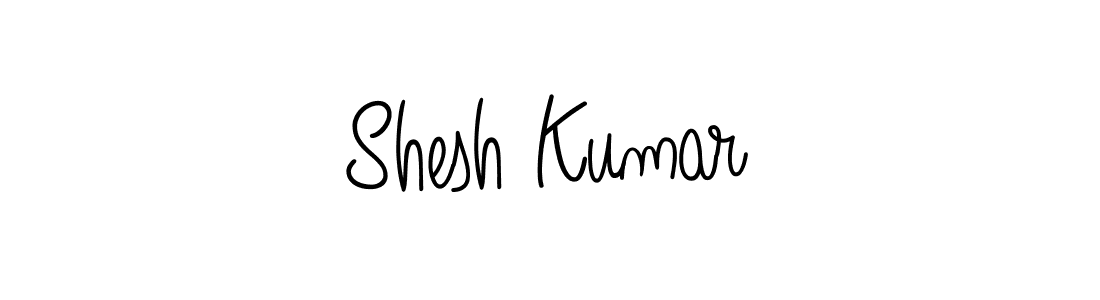 Once you've used our free online signature maker to create your best signature Angelique-Rose-font-FFP style, it's time to enjoy all of the benefits that Shesh Kumar name signing documents. Shesh Kumar signature style 5 images and pictures png