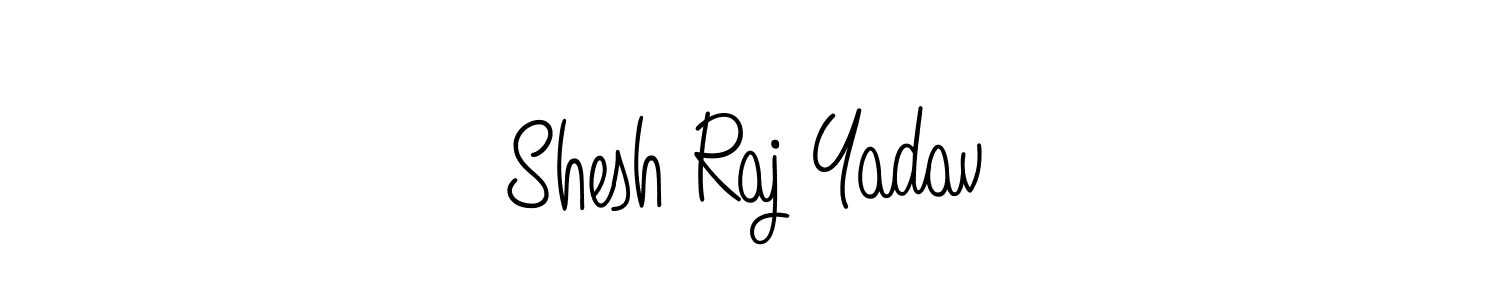 This is the best signature style for the Shesh Raj Yadav name. Also you like these signature font (Angelique-Rose-font-FFP). Mix name signature. Shesh Raj Yadav signature style 5 images and pictures png