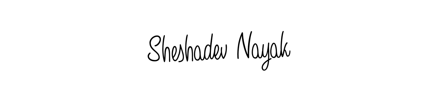 Make a beautiful signature design for name Sheshadev Nayak. With this signature (Angelique-Rose-font-FFP) style, you can create a handwritten signature for free. Sheshadev Nayak signature style 5 images and pictures png