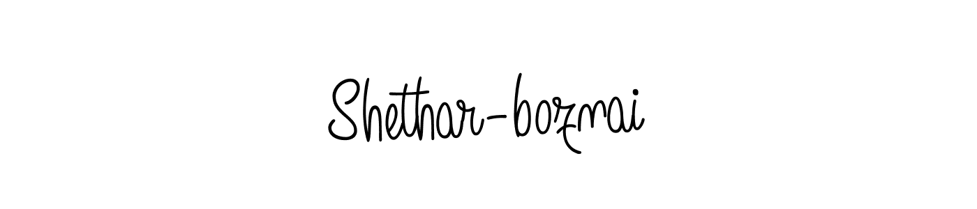 Shethar-boznai stylish signature style. Best Handwritten Sign (Angelique-Rose-font-FFP) for my name. Handwritten Signature Collection Ideas for my name Shethar-boznai. Shethar-boznai signature style 5 images and pictures png