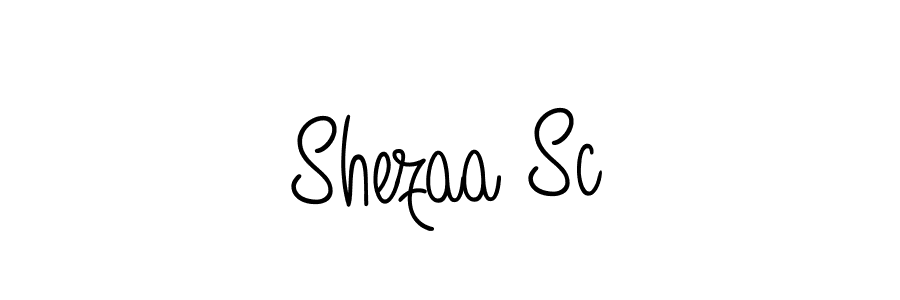 Design your own signature with our free online signature maker. With this signature software, you can create a handwritten (Angelique-Rose-font-FFP) signature for name Shezaa Sc. Shezaa Sc signature style 5 images and pictures png