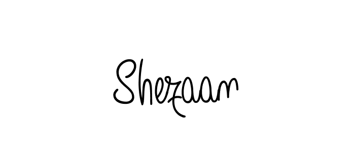 How to make Shezaan name signature. Use Angelique-Rose-font-FFP style for creating short signs online. This is the latest handwritten sign. Shezaan signature style 5 images and pictures png