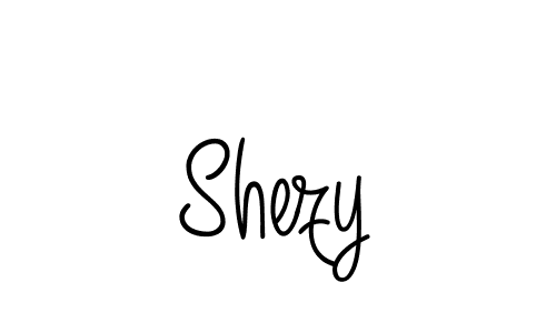 Create a beautiful signature design for name Shezy. With this signature (Angelique-Rose-font-FFP) fonts, you can make a handwritten signature for free. Shezy signature style 5 images and pictures png