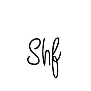 How to make Shf name signature. Use Angelique-Rose-font-FFP style for creating short signs online. This is the latest handwritten sign. Shf signature style 5 images and pictures png