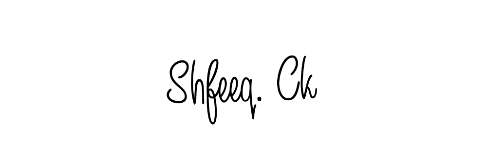 Make a short Shfeeq. Ck signature style. Manage your documents anywhere anytime using Angelique-Rose-font-FFP. Create and add eSignatures, submit forms, share and send files easily. Shfeeq. Ck signature style 5 images and pictures png