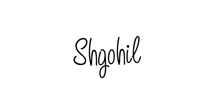 Angelique-Rose-font-FFP is a professional signature style that is perfect for those who want to add a touch of class to their signature. It is also a great choice for those who want to make their signature more unique. Get Shgohil name to fancy signature for free. Shgohil signature style 5 images and pictures png
