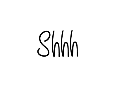 How to make Shhh name signature. Use Angelique-Rose-font-FFP style for creating short signs online. This is the latest handwritten sign. Shhh signature style 5 images and pictures png