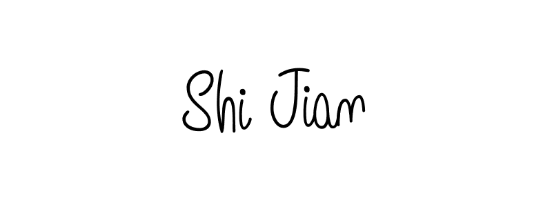 How to Draw Shi Jian signature style? Angelique-Rose-font-FFP is a latest design signature styles for name Shi Jian. Shi Jian signature style 5 images and pictures png