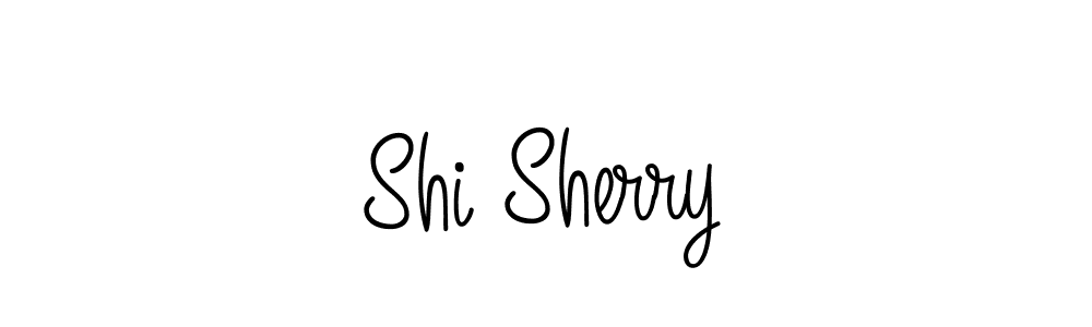 How to Draw Shi Sherry signature style? Angelique-Rose-font-FFP is a latest design signature styles for name Shi Sherry. Shi Sherry signature style 5 images and pictures png