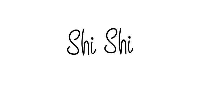 How to make Shi Shi name signature. Use Angelique-Rose-font-FFP style for creating short signs online. This is the latest handwritten sign. Shi Shi signature style 5 images and pictures png