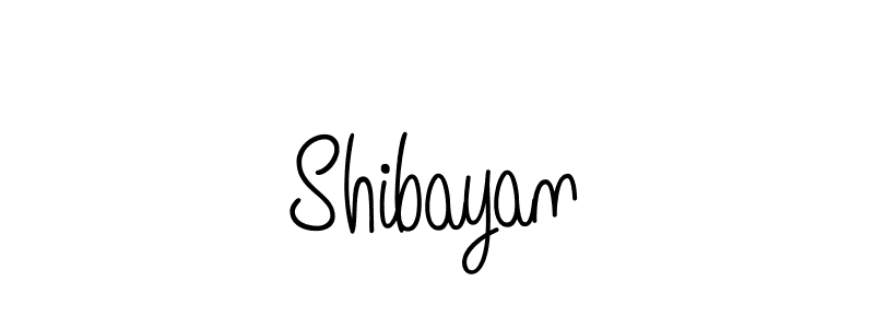 Shibayan stylish signature style. Best Handwritten Sign (Angelique-Rose-font-FFP) for my name. Handwritten Signature Collection Ideas for my name Shibayan. Shibayan signature style 5 images and pictures png