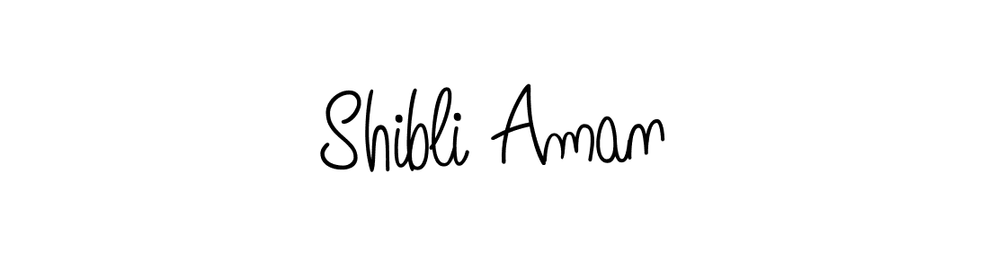 Also we have Shibli Aman name is the best signature style. Create professional handwritten signature collection using Angelique-Rose-font-FFP autograph style. Shibli Aman signature style 5 images and pictures png