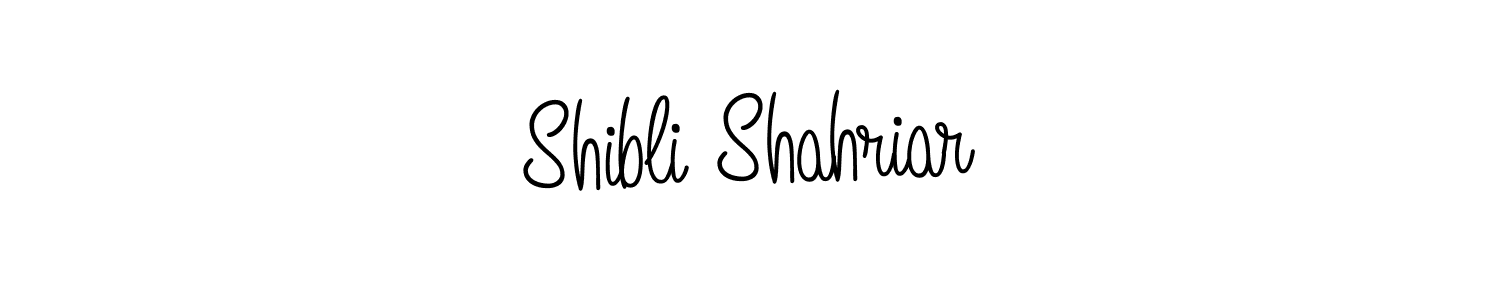 Create a beautiful signature design for name Shibli Shahriar. With this signature (Angelique-Rose-font-FFP) fonts, you can make a handwritten signature for free. Shibli Shahriar signature style 5 images and pictures png