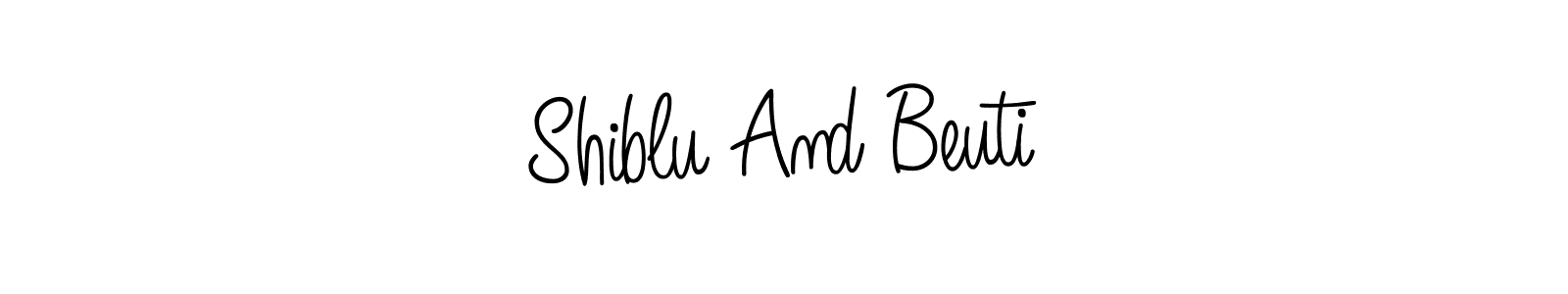 You can use this online signature creator to create a handwritten signature for the name Shiblu And Beuti. This is the best online autograph maker. Shiblu And Beuti signature style 5 images and pictures png
