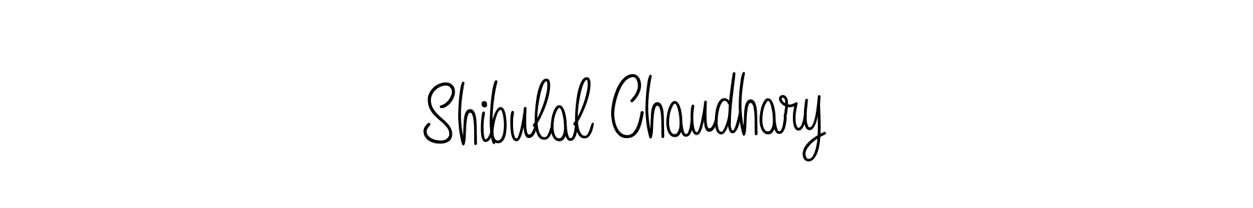 Design your own signature with our free online signature maker. With this signature software, you can create a handwritten (Angelique-Rose-font-FFP) signature for name Shibulal Chaudhary. Shibulal Chaudhary signature style 5 images and pictures png