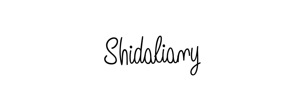 How to make Shidaliany name signature. Use Angelique-Rose-font-FFP style for creating short signs online. This is the latest handwritten sign. Shidaliany signature style 5 images and pictures png