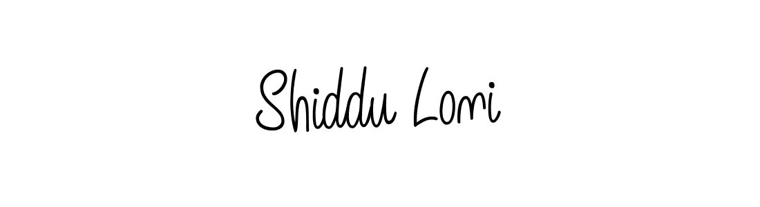 Angelique-Rose-font-FFP is a professional signature style that is perfect for those who want to add a touch of class to their signature. It is also a great choice for those who want to make their signature more unique. Get Shiddu Loni name to fancy signature for free. Shiddu Loni signature style 5 images and pictures png
