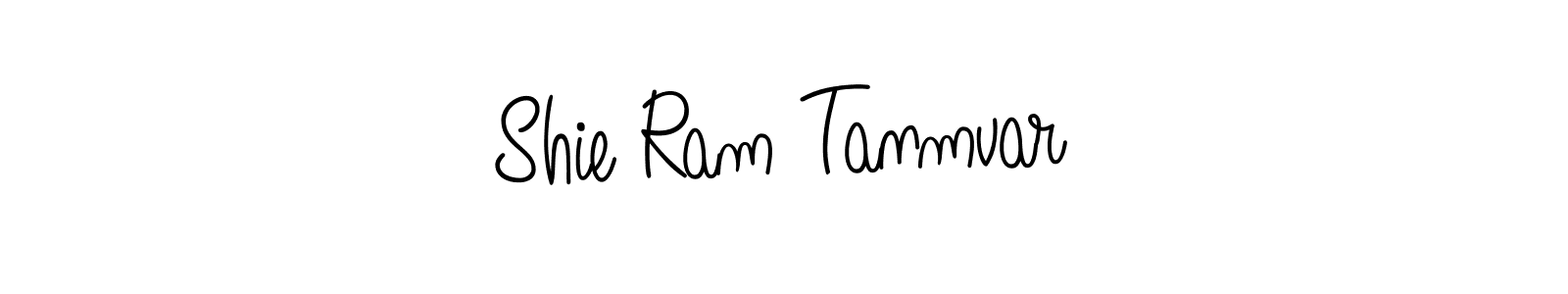 Use a signature maker to create a handwritten signature online. With this signature software, you can design (Angelique-Rose-font-FFP) your own signature for name Shie Ram Tanmvar. Shie Ram Tanmvar signature style 5 images and pictures png