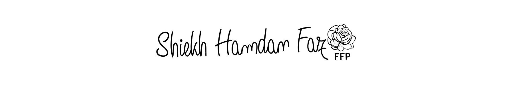 if you are searching for the best signature style for your name Shiekh Hamdan Faz3. so please give up your signature search. here we have designed multiple signature styles  using Angelique-Rose-font-FFP. Shiekh Hamdan Faz3 signature style 5 images and pictures png