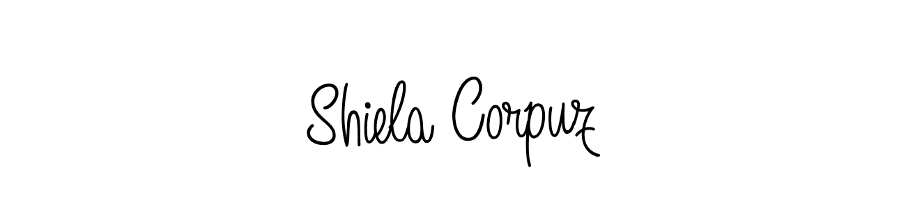 How to Draw Shiela Corpuz signature style? Angelique-Rose-font-FFP is a latest design signature styles for name Shiela Corpuz. Shiela Corpuz signature style 5 images and pictures png