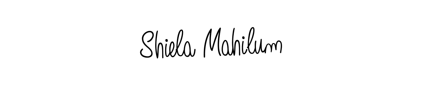 Check out images of Autograph of Shiela Mahilum name. Actor Shiela Mahilum Signature Style. Angelique-Rose-font-FFP is a professional sign style online. Shiela Mahilum signature style 5 images and pictures png