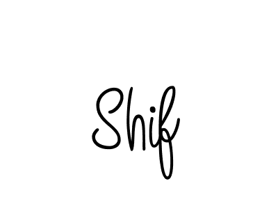 You should practise on your own different ways (Angelique-Rose-font-FFP) to write your name (Shif) in signature. don't let someone else do it for you. Shif signature style 5 images and pictures png