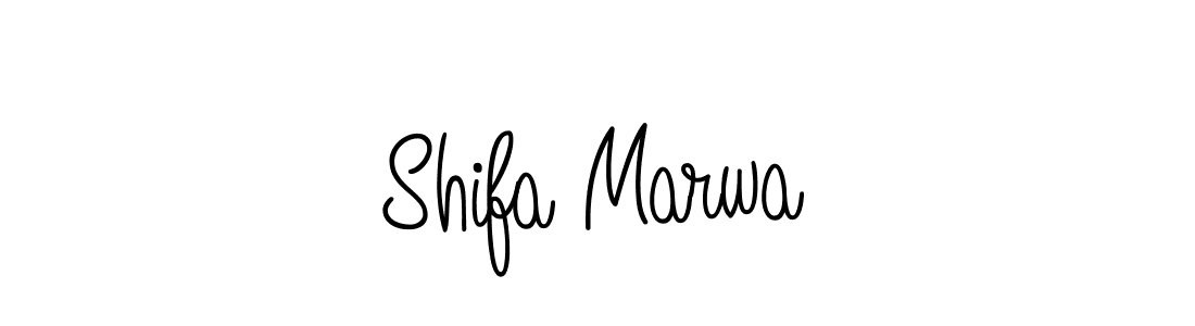 Make a beautiful signature design for name Shifa Marwa. Use this online signature maker to create a handwritten signature for free. Shifa Marwa signature style 5 images and pictures png
