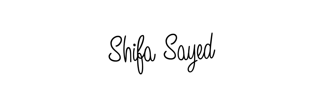 Make a short Shifa Sayed signature style. Manage your documents anywhere anytime using Angelique-Rose-font-FFP. Create and add eSignatures, submit forms, share and send files easily. Shifa Sayed signature style 5 images and pictures png