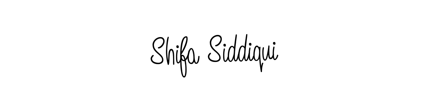 Once you've used our free online signature maker to create your best signature Angelique-Rose-font-FFP style, it's time to enjoy all of the benefits that Shifa Siddiqui name signing documents. Shifa Siddiqui signature style 5 images and pictures png