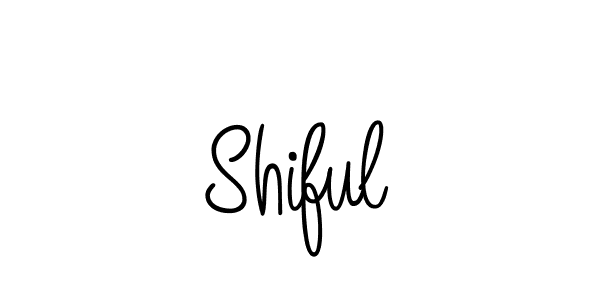 Use a signature maker to create a handwritten signature online. With this signature software, you can design (Angelique-Rose-font-FFP) your own signature for name Shiful. Shiful signature style 5 images and pictures png