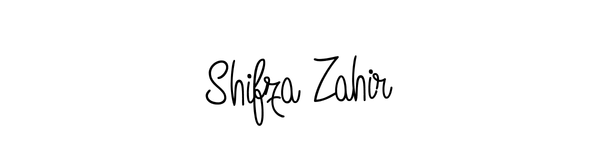 The best way (Angelique-Rose-font-FFP) to make a short signature is to pick only two or three words in your name. The name Shifza Zahir include a total of six letters. For converting this name. Shifza Zahir signature style 5 images and pictures png