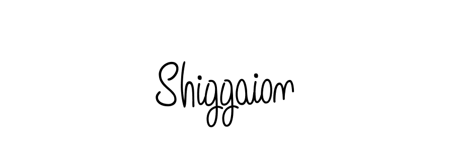 Create a beautiful signature design for name Shiggaion. With this signature (Angelique-Rose-font-FFP) fonts, you can make a handwritten signature for free. Shiggaion signature style 5 images and pictures png