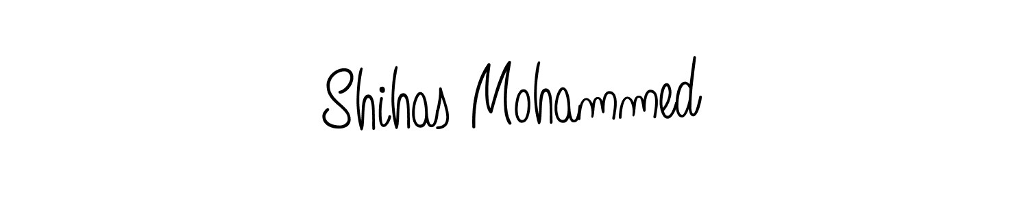 if you are searching for the best signature style for your name Shihas Mohammed. so please give up your signature search. here we have designed multiple signature styles  using Angelique-Rose-font-FFP. Shihas Mohammed signature style 5 images and pictures png