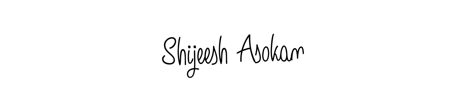 Also we have Shijeesh Asokan name is the best signature style. Create professional handwritten signature collection using Angelique-Rose-font-FFP autograph style. Shijeesh Asokan signature style 5 images and pictures png