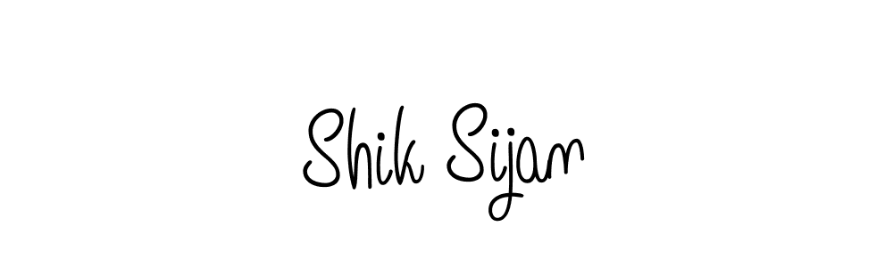 Design your own signature with our free online signature maker. With this signature software, you can create a handwritten (Angelique-Rose-font-FFP) signature for name Shik Sijan. Shik Sijan signature style 5 images and pictures png