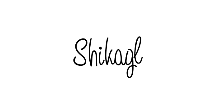 The best way (Angelique-Rose-font-FFP) to make a short signature is to pick only two or three words in your name. The name Shikagl include a total of six letters. For converting this name. Shikagl signature style 5 images and pictures png