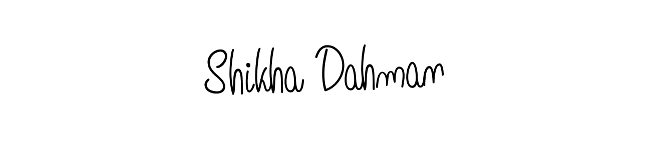 It looks lik you need a new signature style for name Shikha Dahman. Design unique handwritten (Angelique-Rose-font-FFP) signature with our free signature maker in just a few clicks. Shikha Dahman signature style 5 images and pictures png